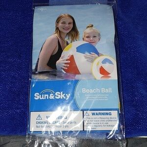 NWT Sun & Sky Beach Ball
